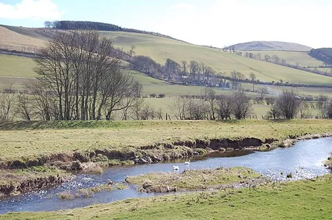 bowmont water: a river in the Scottish Borders council area, Scotland and Northumberland, England, where it forms...