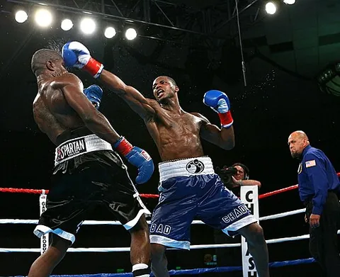boxer: a participant in a boxing match; a fighter who boxes