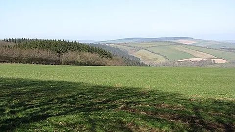 brendon hills: a range of hills in western Somerset, England, previously in Somerset West and Taunton district (OS...