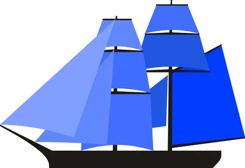 brigantine: a two-masted vessel, square-rigged on the foremast, but fore-and-aft-rigged mainsail with a...