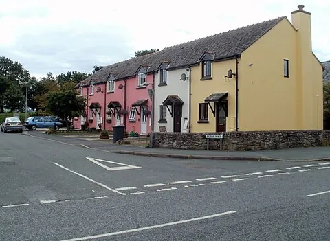 bronllys: a village and community in Powys, Wales, historically in Breconshire (OS grid ref SO1435)