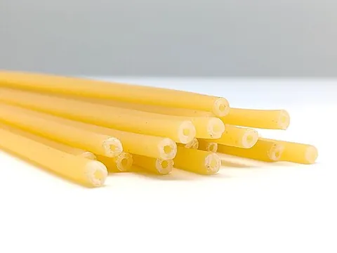 bucatini: a thicker form of spaghetti with a hole running through it