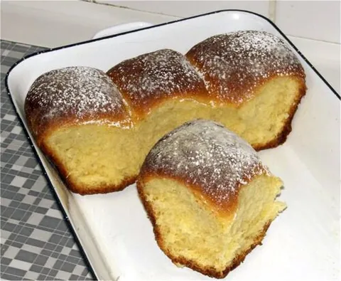 buchteln: sweet rolls made of enriched yeast dough, filled with powidl, jam, chocolate, ground poppy seeds or...