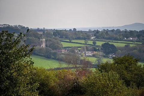 buckland st mary: a village and civil parish in Somerset, England, on the Devon border and previously in South...