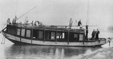 budgerow: a kind of large river barge