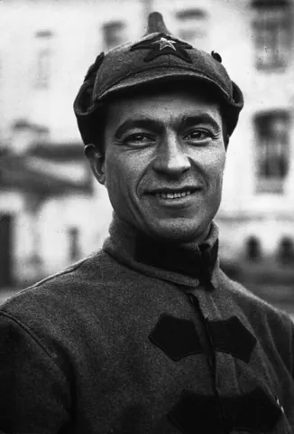 budyonovka: a distinctive type of hat and an essential part of the Red Army uniform during the Russian Civil...