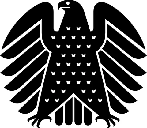 bundesadler: the eagle when used as a symbol of Germany