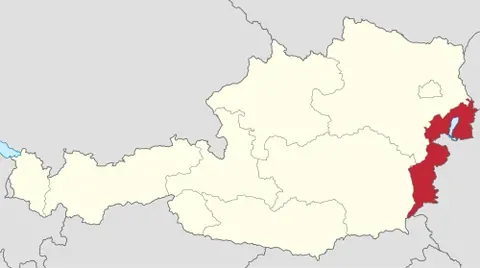 burgenland: the easternmost and least populous federal state of Austria