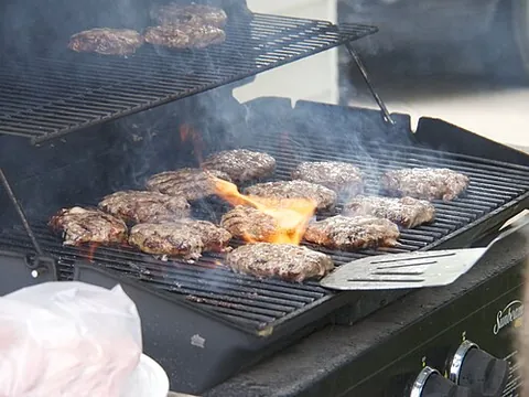 burgermaking: the process of cooking or preparing burgers