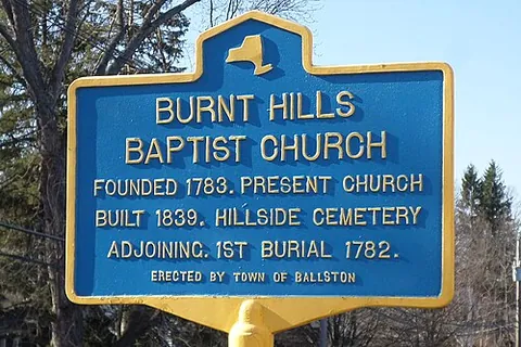 burnt hills: a hamlet in the town of Ballston, Saratoga County, New York, United States
