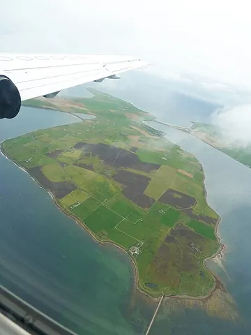 burray: an island of the Orkney Islands council area, Scotland, linked by causeways (Churchill Barriers) to...