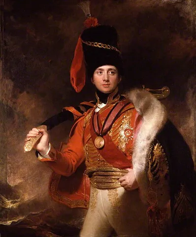 busby: a fur hat, usually with a plume in the front, worn by certain members of the military or brass bands