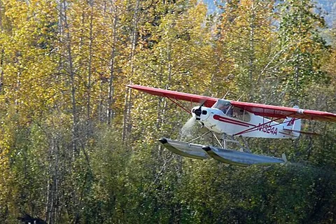 bush flying: the operation, or an instance, of aircraft, especially small fixed-wing bush planes or bush...