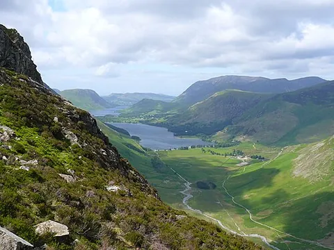 buttermere: a lake in the Lake District of Cumbria, England