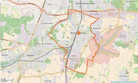 brétigny-sur-orge: a commune in Essonne department, Île-de-France, France
