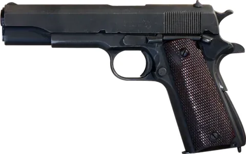 .45: a standard kind of firearm designed to fire bullets that are approximately 0.45 inch in diameter