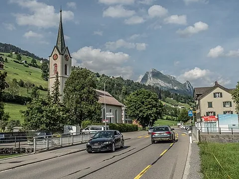 alt st. johann: a village in Wildhaus-Alt St. Johann municipality, Toggenburg, St. Gallen canton, Switzerland