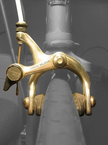 caliper brake: a type of bicycle rim brake