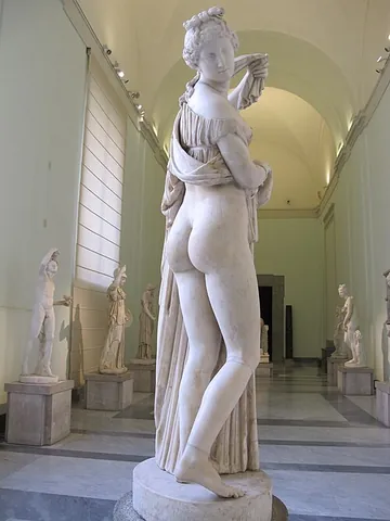callipygian: having beautifully shaped buttocks