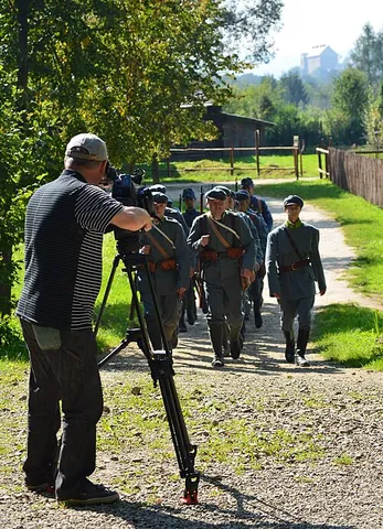 cameraman: somebody who operates a movie camera or television camera