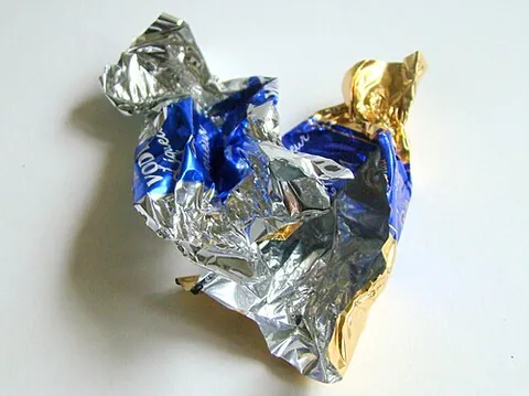 candy wrapper: the wrapper for any candy pieces