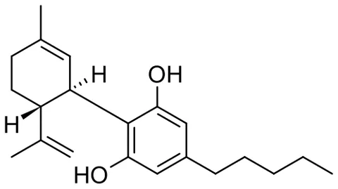 cannabidiol: a nonintoxicating cannabinoid found in the hemp plant Cannabis sativa