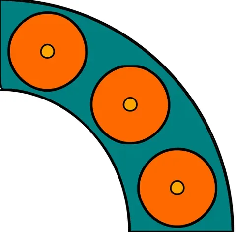 cannular: having multiple individual burner cans within a single annular pressure vessel
