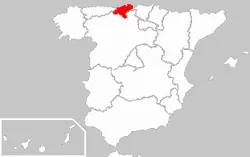 cantabria: an autonomous community and province in northern Spain. Capital: Santander