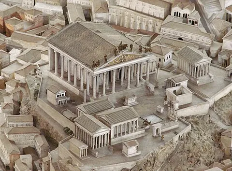 capitoline hill: the highest of the seven hills of Rome