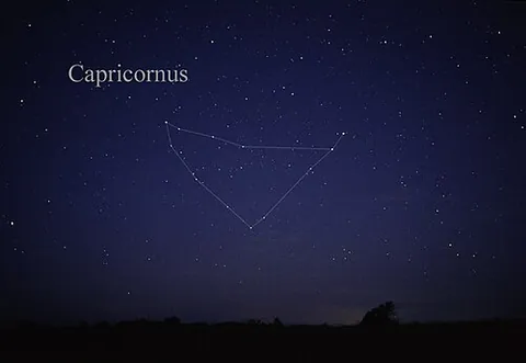 capricornus: a constellation of the zodiac traditionally figured in the shape of a goat or the mythical sea goat...