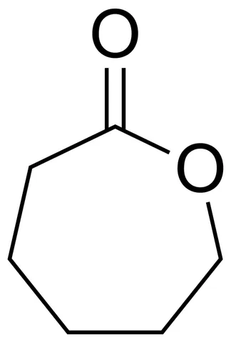 caprolactone: a cyclic ester with the chemical formula C₆H₁₀O₂