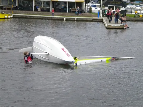 capsize: to overturn