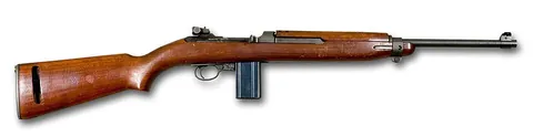 carbine: a rifle with a short barrel