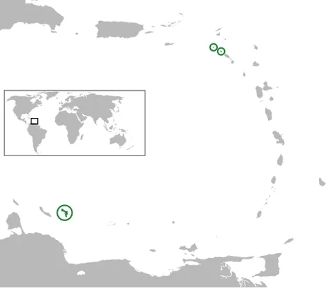 caribbean netherlands: the three special municipalities of the Netherlands that are located in the Caribbean: Bonaire,...