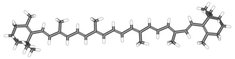 carotene: a class of tetraterpene plant pigments; they vary in colour from yellow, through orange to red,...