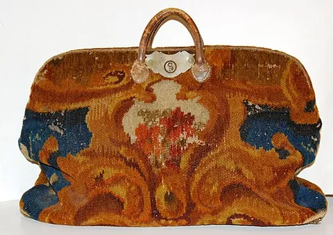 carpetbag: a traveling bag made from scraps of carpet and widely used in the United States (and elsewhere) in...