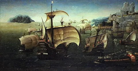 carrack: a large European sailing vessel of the 14th to 17th centuries similar to a caravel but...