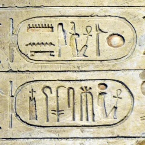 cartouche: an ornamental figure, often on an oval shield