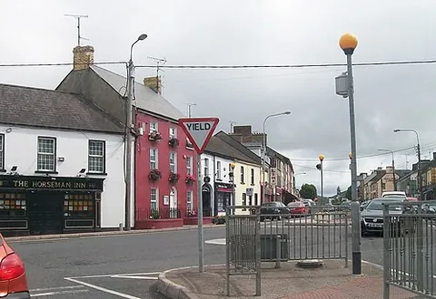 castleblayney: a town in County Monaghan, Ireland (Irish grid ref H 8219)