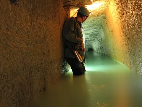 cataphile: a type of urban explorer who visits the ancient catacombs and quarries linked by tunnels beneath...