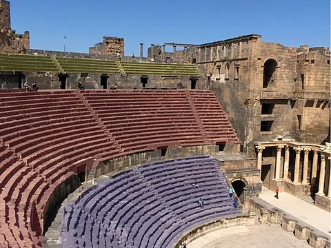 cavea: the seating section of a Greek or Roman theatre or amphitheatre