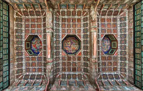 ceiling: the overhead closure of a room