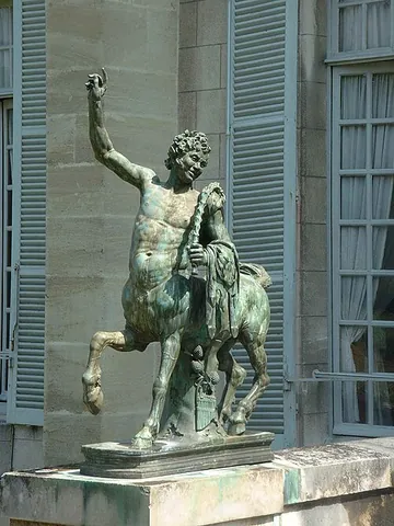 centaur: a mythical beast having a horse's body with a man's head and torso in place of the head and neck of...
