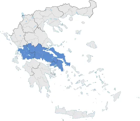 central greece: a traditional geographic region of Greece