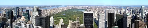 central park: a large public, urban park in the borough of Manhattan in New York City