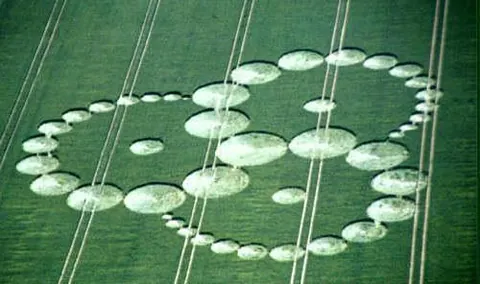 cereology: the investigation, or practice, of creating crop circles