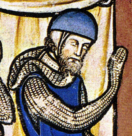 cervelliere: a metal skullcap