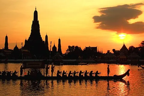 chao phraya: a major river in Central Thailand, flowing southwards through Bangkok and emptying into the Gulf of...