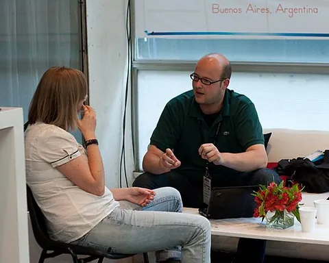 chat: to be engaged in informal conversation