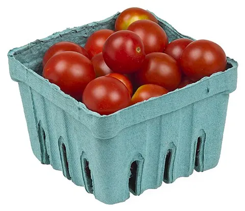 cherry tomato: a type of small tomato, the cultivar Solanum lycopersicum var. cerasiforme